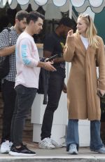 SOPHIE TURNER and Joe Jonas Out in Los Angeles 10/16/2019