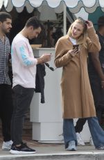 SOPHIE TURNER and Joe Jonas Out in Los Angeles 10/16/2019