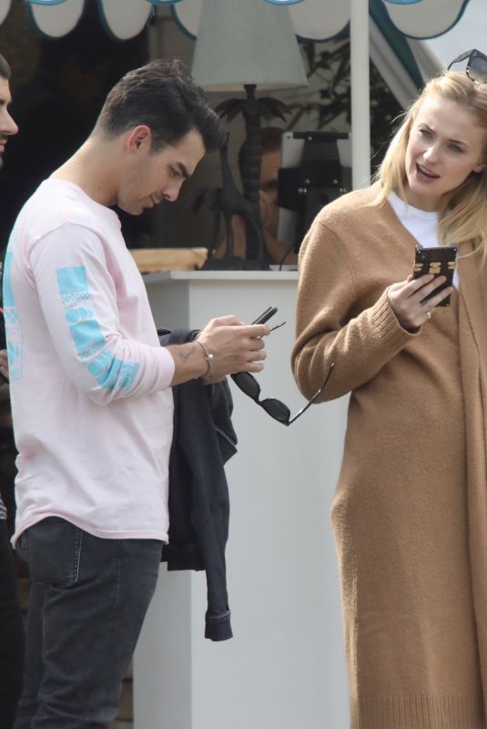 SOPHIE TURNER and Joe Jonas Out in Los Angeles 10/16/2019