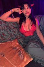 STELLA HUDGENS Getting Ready for Halloween - Instagram Photos 10/27/2019