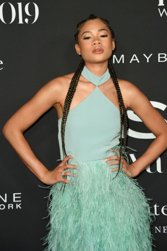 STORM REID at 2019 Instyle Awards in Los Angeles 10/21/2019