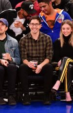 SYDNEY SWEENEY at Knicks vs Pelicans Game in New York 10/18/2019