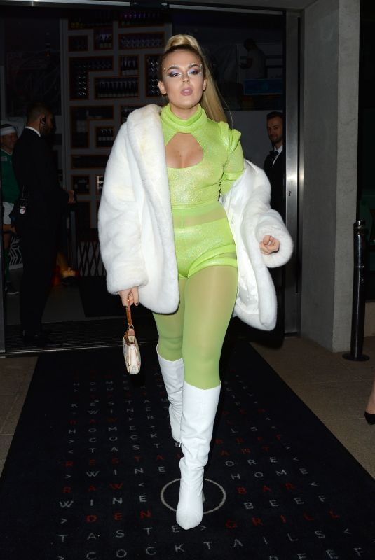 TALLIA STORM Arrives at Halloween Party at M Restaurant in London 10/25/2019