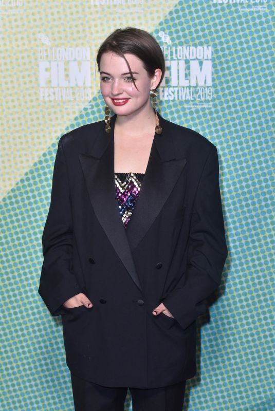 TALLULAH GREIVE at Our Ladies Premiere at BFI London Film Festival 10/04/2019