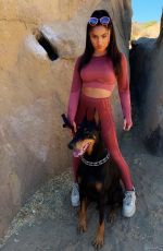 TATI MCQUAY Out with Her Dog - Instagram Photos and Video 10/21/2019