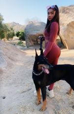 TATI MCQUAY Out with Her Dog - Instagram Photos and Video 10/21/2019