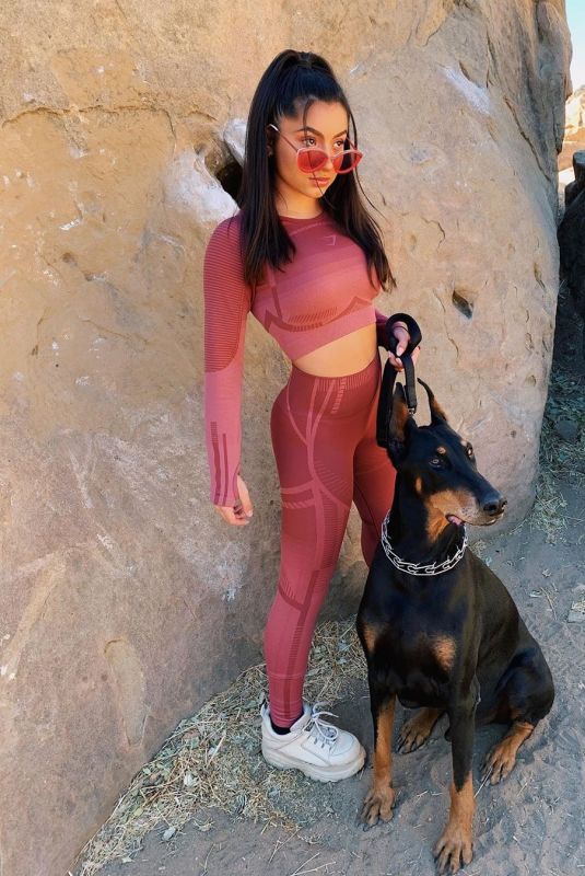 TATI MCQUAY Out with Her Dog - Instagram Photos and Video 10/21/2019