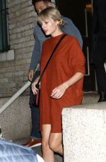 TAYLOR SWIFT Leaves Howard Gilman Opera House in New York 10/12/2019