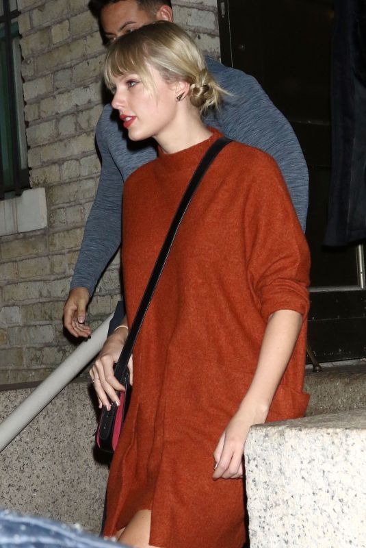 TAYLOR SWIFT Leaves Howard Gilman Opera House in New York 10/12/2019