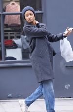 THANDIE NEWTON Out Shopping in London 10/16/2019