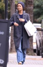 THANDIE NEWTON Out Shopping in London 10/16/2019