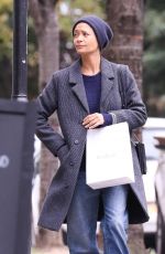 THANDIE NEWTON Out Shopping in London 10/16/2019