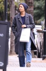 THANDIE NEWTON Out Shopping in London 10/16/2019