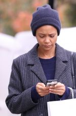 THANDIE NEWTON Out Shopping in London 10/16/2019