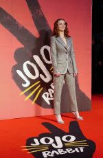 THOMASIN MCKENZIE at Jojo Rabbit Premiere at 63rd BFI London Film Festival 10/05/2019