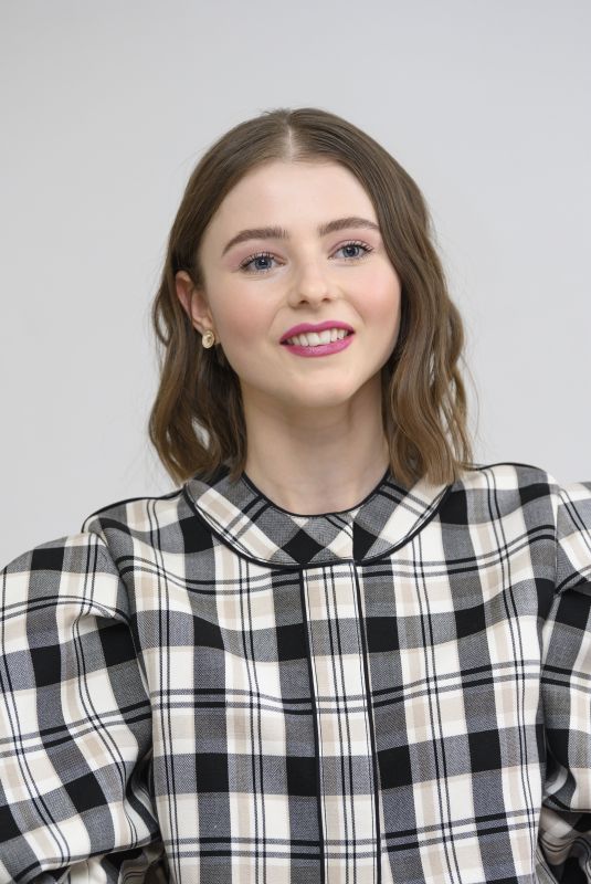 THOMASIN MCKENZIE at Jojo Rabbit Press Conference in Los Angeles 10/13/2019