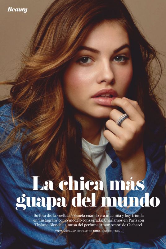 THYLANE BLONDEAU in Cosmopolitan Magazine, Spain November 2019