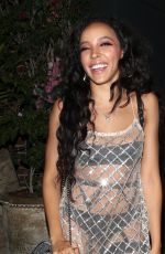 TINASHE Leaves Avenue Nightclub in West Hollywood 10/15/2019