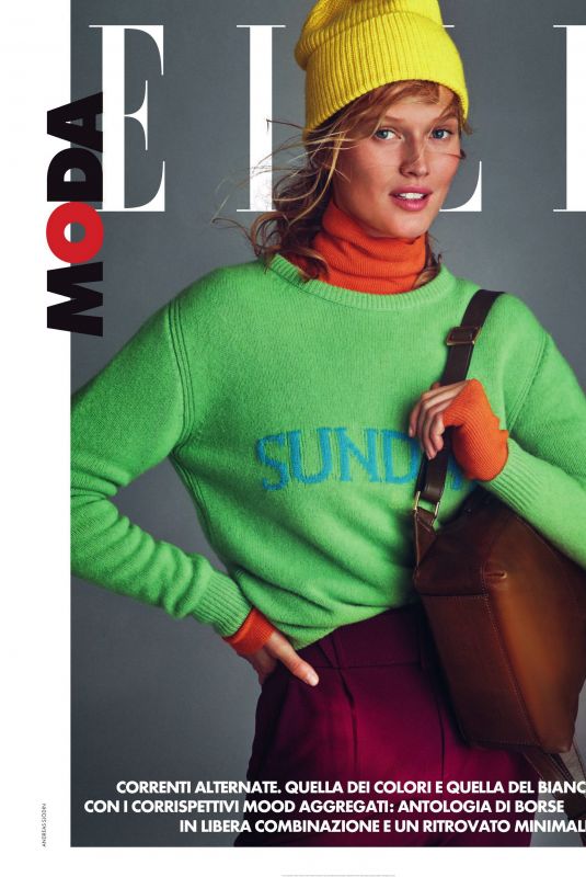 TONI GARRN in Elle Magazine, Italy November 2019