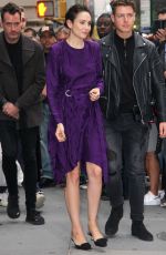 TUPPENCE MIDDLETON Arrives at Build Series Studio in New York 10/22/2019