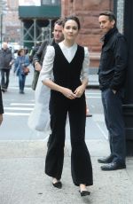 TUPPENCE MIDDLETON Arrives at Build Series Studio in New York 10/22/2019