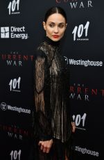 TUPPENCE MIDDLETON at The Current War Premiere in New York 10/21/2019