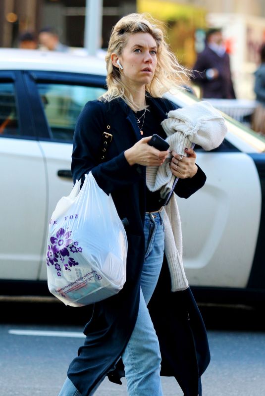 VANESSA KIRBY Out and About in New York 10/18/2019