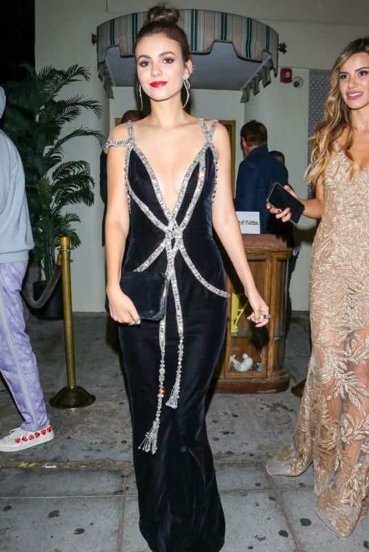 VICTORIA JUSTICE at Delilah in Los Angeles 10/10/2019