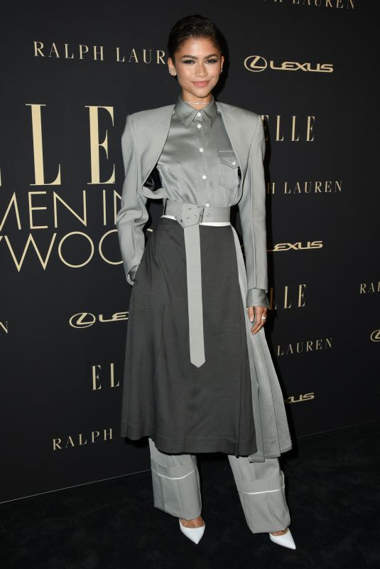 ZENDAYA COLEMAN at Elle Women in Hollywood Celebration in Los Angeles 10/14/2019