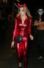 ZOE HARDMAN at Halloween Party at M Restaurant in London 10/25/2019