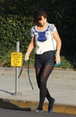 ZOOEY DESCHANEL Out in Beverly Hills 10/02/2019