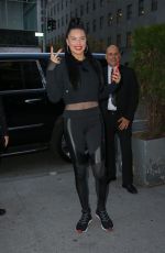 ADRIANA LIMA Arrives at Puma Store in New York 11/01/2019