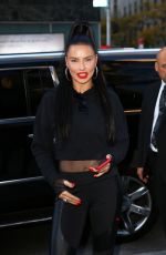 ADRIANA LIMA Promotes Her Line of Athletic Clothes at Puma Store in New York 11/01/2019