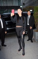 ADRIANA LIMA Promotes Her Line of Athletic Clothes at Puma Store in New York 11/01/2019
