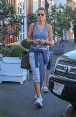 ALESSANDRA AMBROSIO at Brentwood Country Mart 11/16/2019