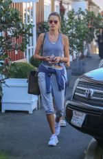 ALESSANDRA AMBROSIO at Brentwood Country Mart 11/16/2019