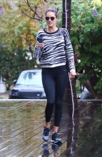 ALESSANDRA AMBROSIO Heading to a Gym in Los Angeles 11/20/2019
