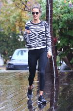 ALESSANDRA AMBROSIO Heading to a Gym in Los Angeles 11/20/2019