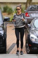 ALESSANDRA AMBROSIO Heading to a Gym in Los Angeles 11/20/2019