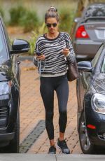 ALESSANDRA AMBROSIO Heading to a Gym in Los Angeles 11/20/2019