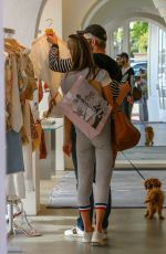 ALESSANDRA AMBROSIO Out Shopping in Pacific Palisades 11/02/2019