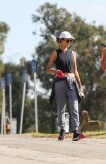 ALESSANDRA AMBROSIO Out with Her Dog in los Angeles 11/21/2019