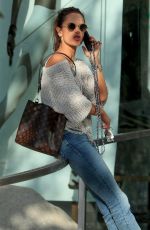 ALESSANDRA AMBROSIO Shopping at Fred Segal in West Hollywood 11/21/2019