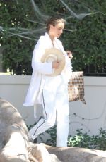 ALESSANDRA AMBRPSIO Leaves Her Home in Los Angeles 11/03/2019