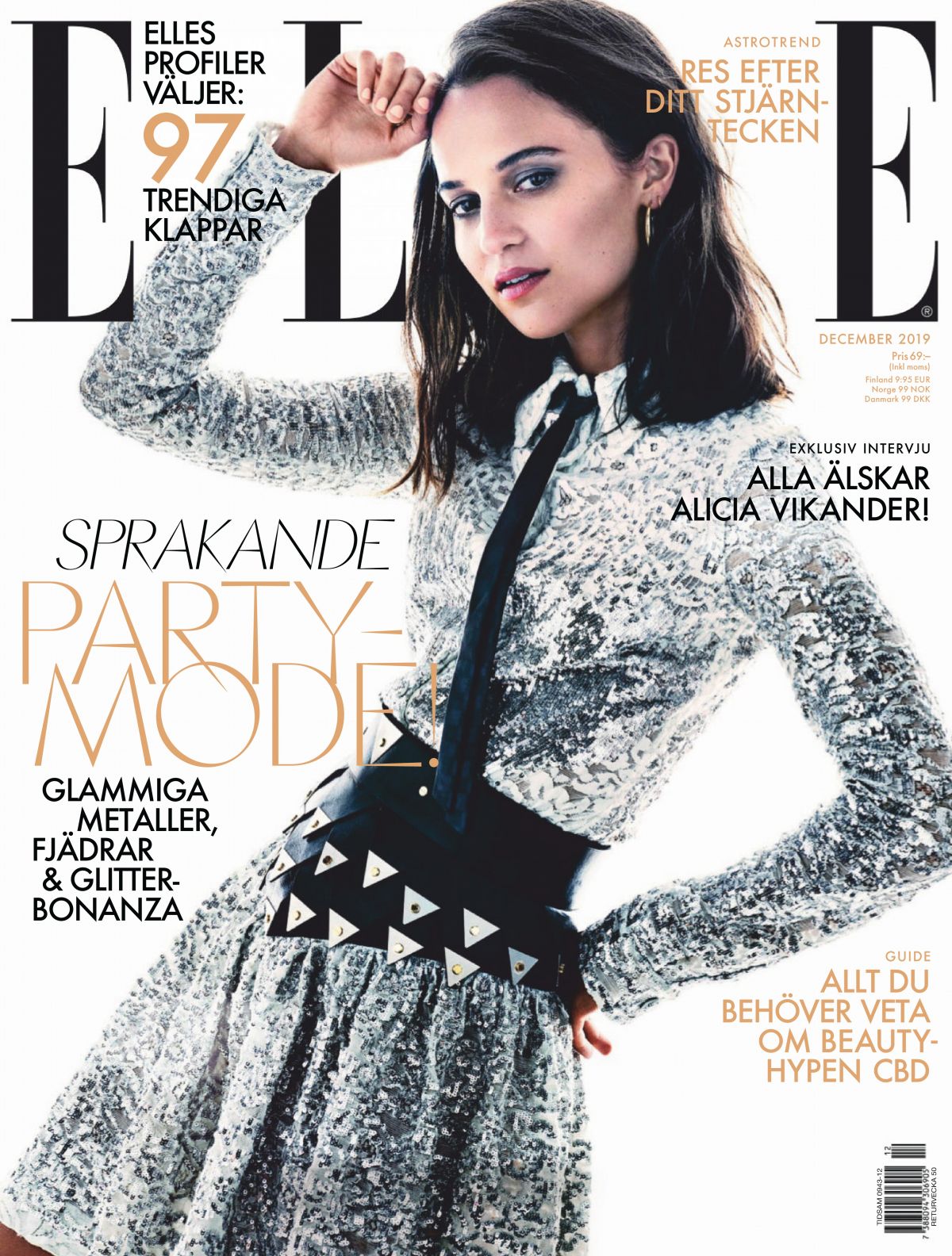 ALICIA VIKANDER in Elle Magazine, Sweden December 2019 – HawtCelebs