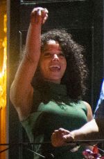ALISHA WAINWRIGHT and Justin Timberlake Night Out in Los Angeles 11/21/2019