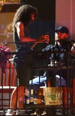 ALISHA WAINWRIGHT and Justin Timberlake Night Out in Los Angeles 11/21/2019