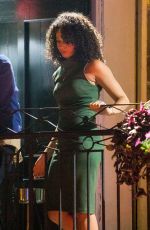 ALISHA WAINWRIGHT and Justin Timberlake Night Out in Los Angeles 11/21/2019