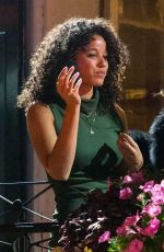 ALISHA WAINWRIGHT and Justin Timberlake Night Out in Los Angeles 11/21/2019
