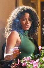 ALISHA WAINWRIGHT and Justin Timberlake Night Out in Los Angeles 11/21/2019